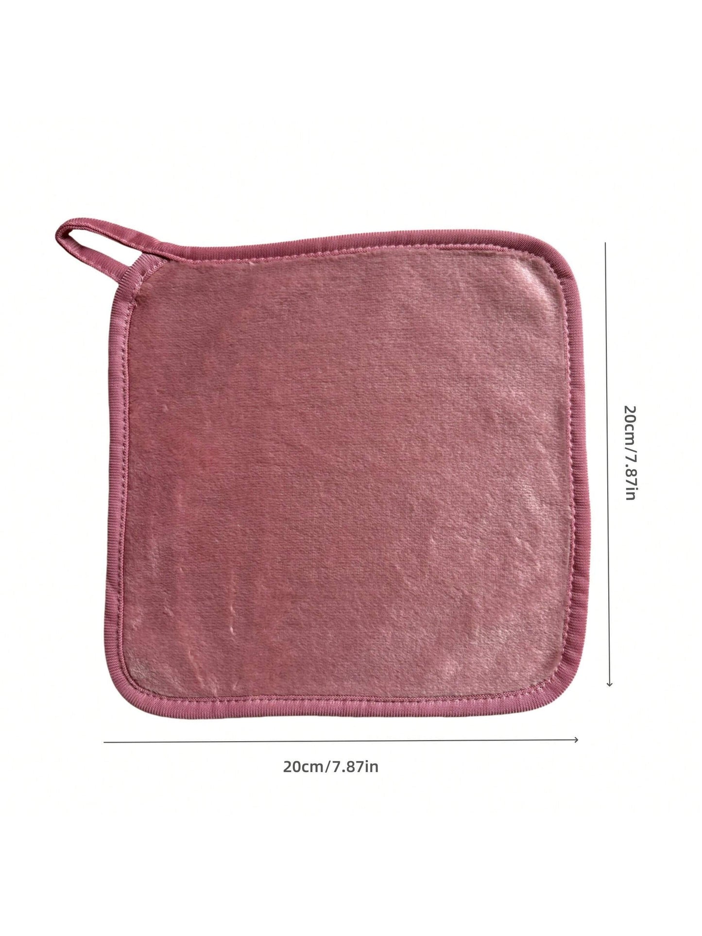 2Pcs Multi Color Microfiber Double Sided Makeup Remover Mitt Reusable for Face Cleansing