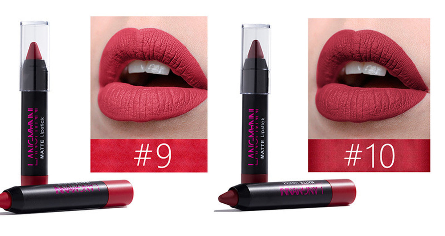 12 Pcs Lipstick Kit Long Lasting Matte Set Lipstick