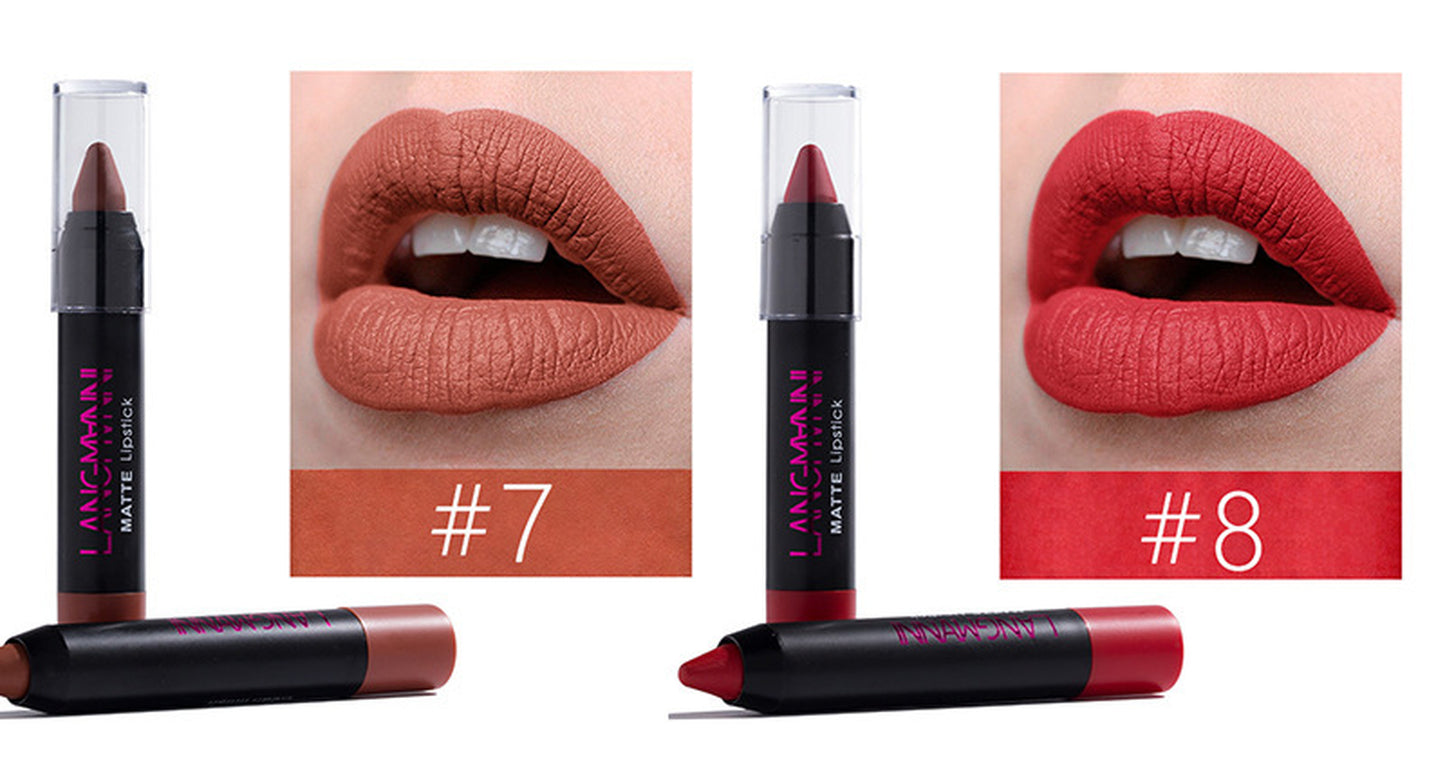 12 Pcs Lipstick Kit Long Lasting Matte Set Lipstick